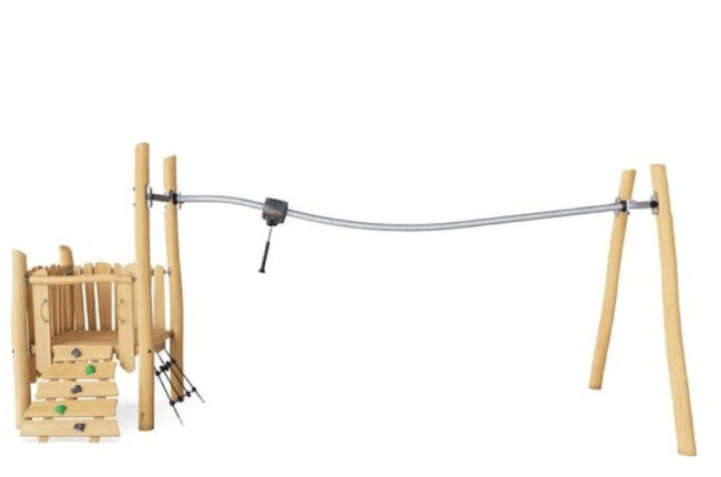 4) Kabelbaan 7 meter met afzetplateau