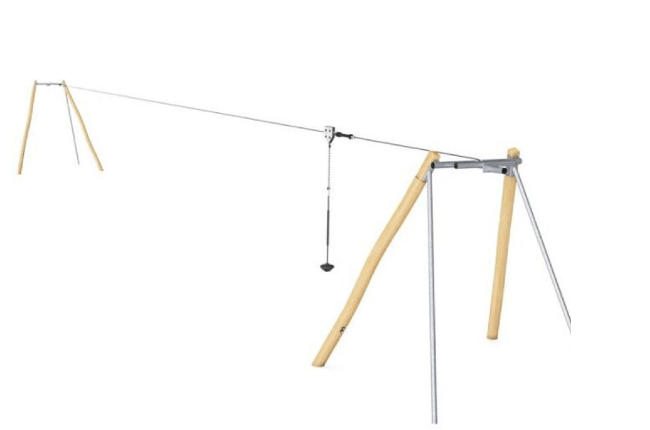 4) Kabelbaan 19 meter met afzetplateau